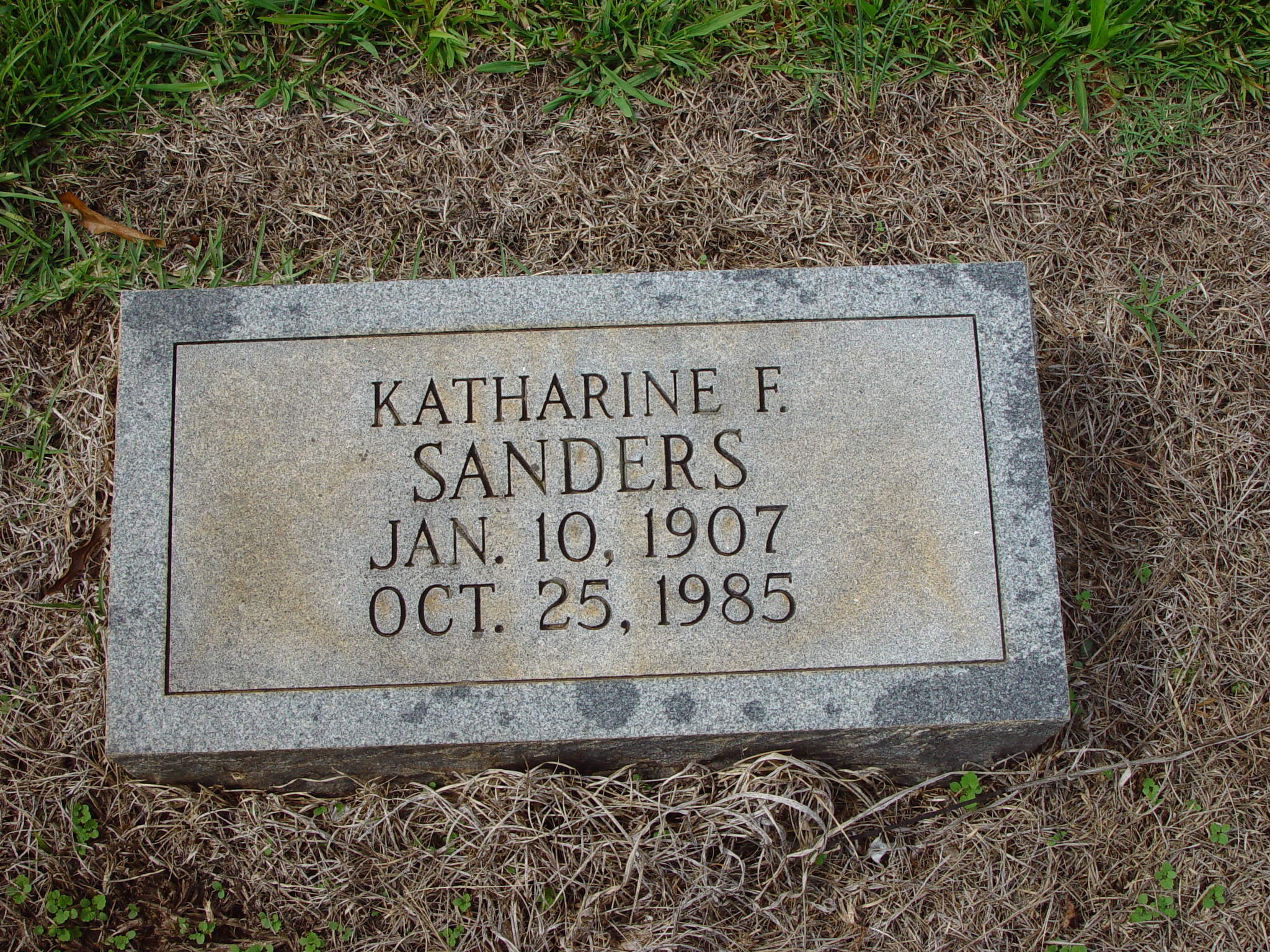 FCGS Sanders Cemeteries