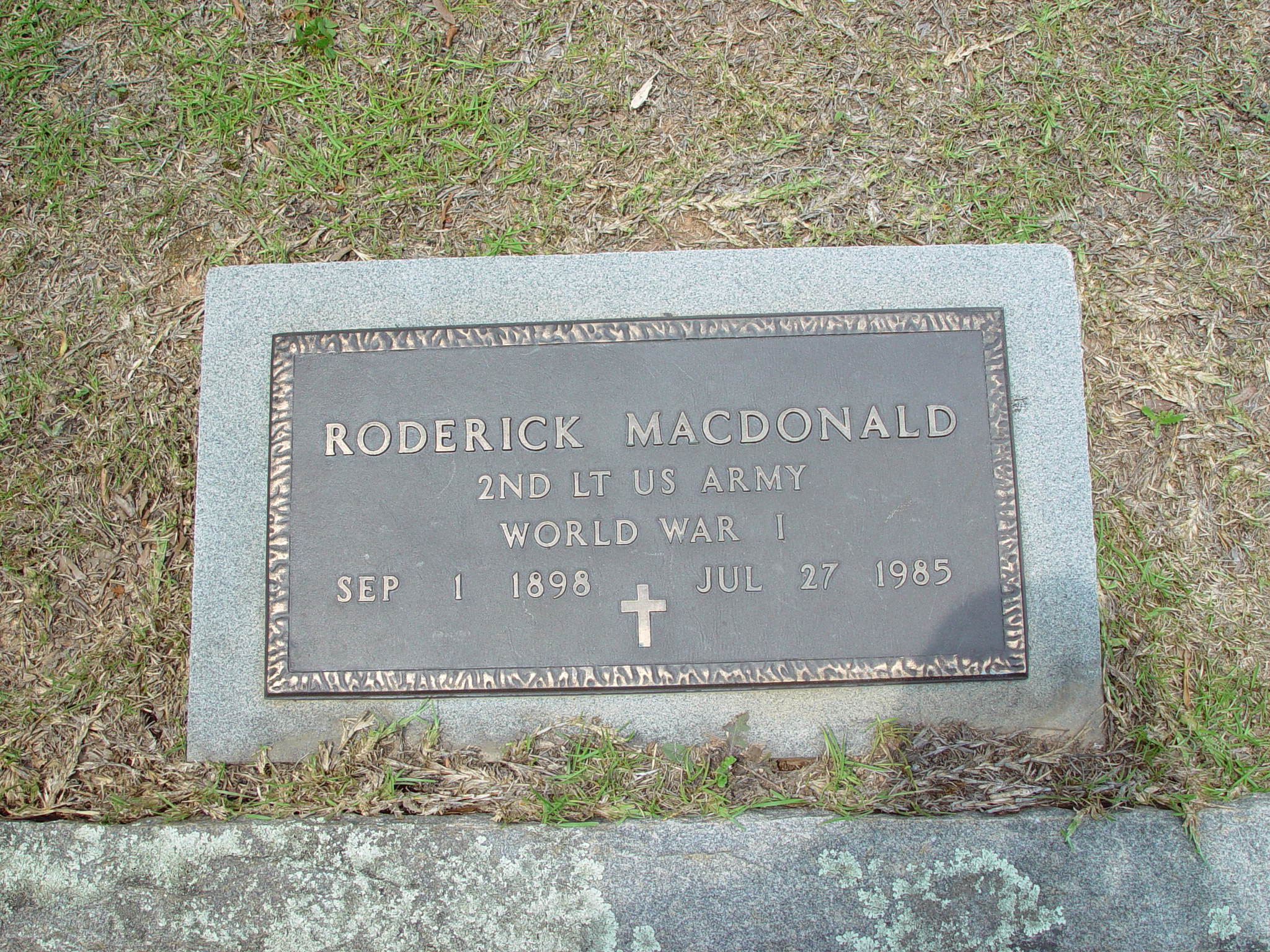 FCGS World War I Tombstones